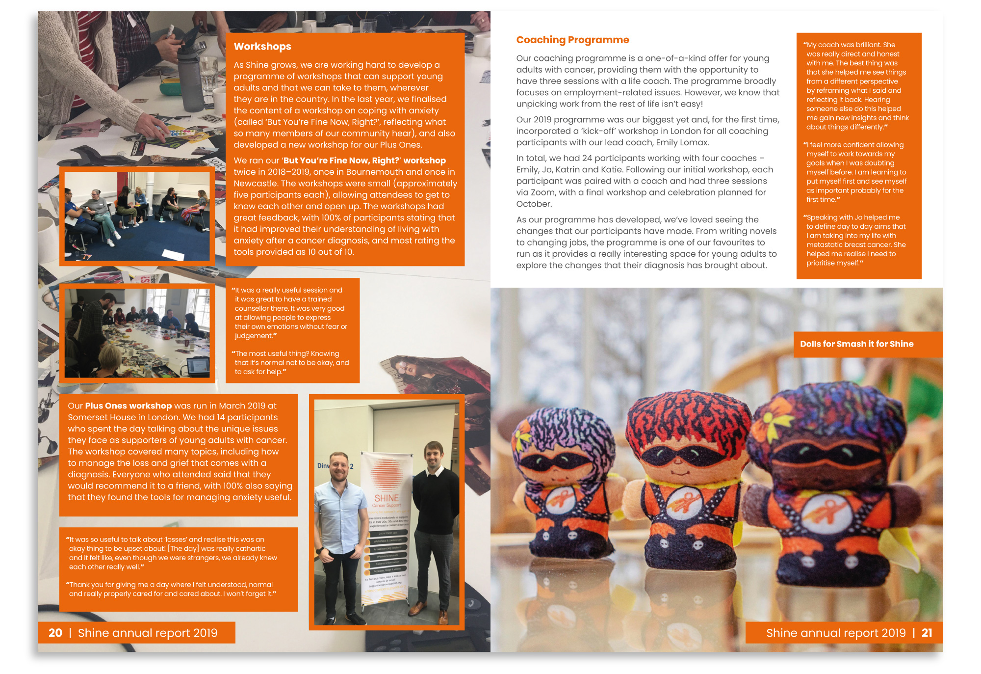shine-annual-report-design-4 annual report design for cancer support charity